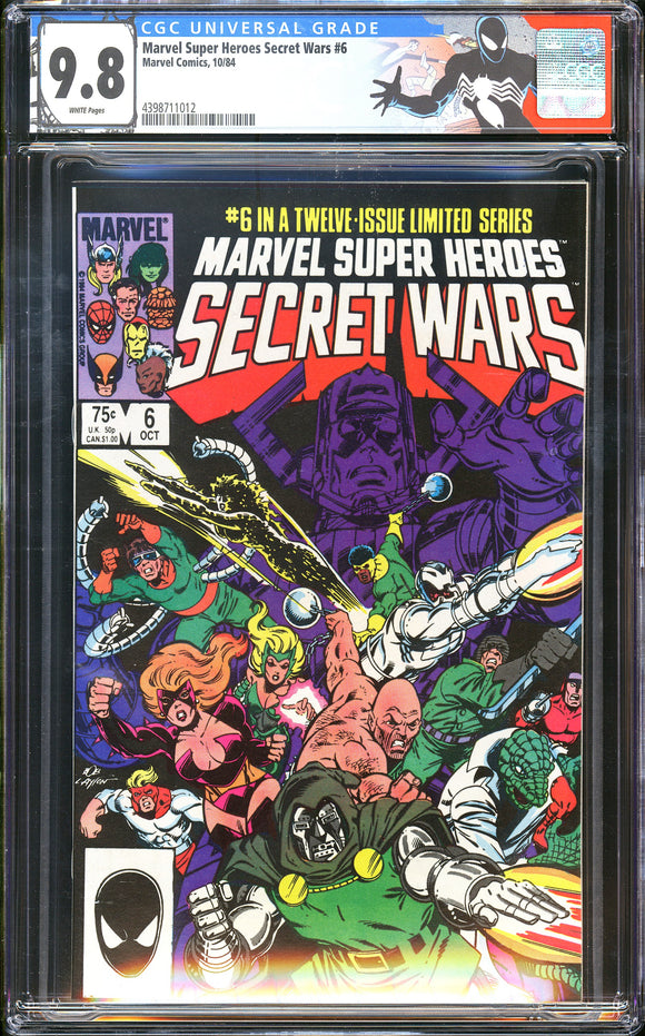 Marvel Super Heroes Secret Wars #6 CGC 9.8 (1984) 1st Julia Carpenter!