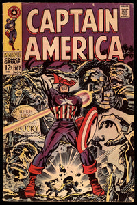 Captain America #107 Marvel 1968 (VG) 1st Appearance of Dr. Faustus!