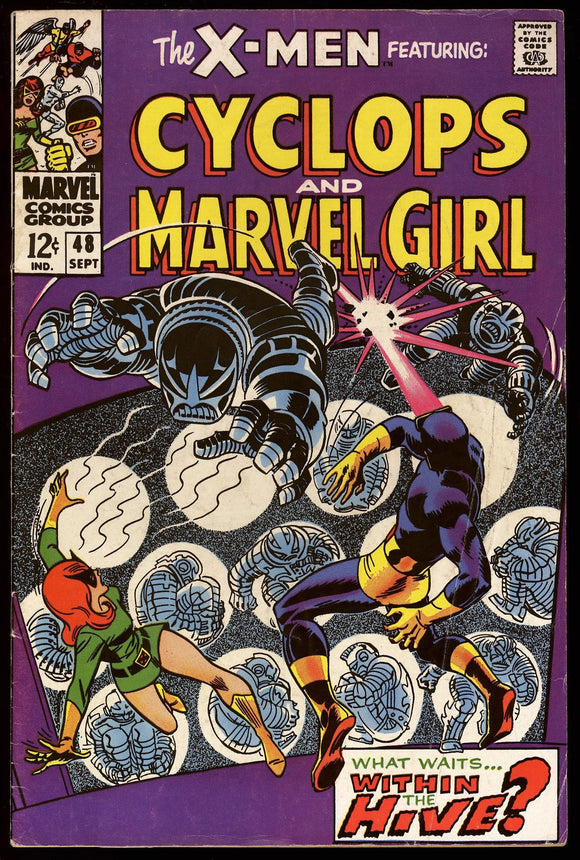 X-Men #48 Marvel Comics 1968 (VG/FN) 1st Appearance of Computo!