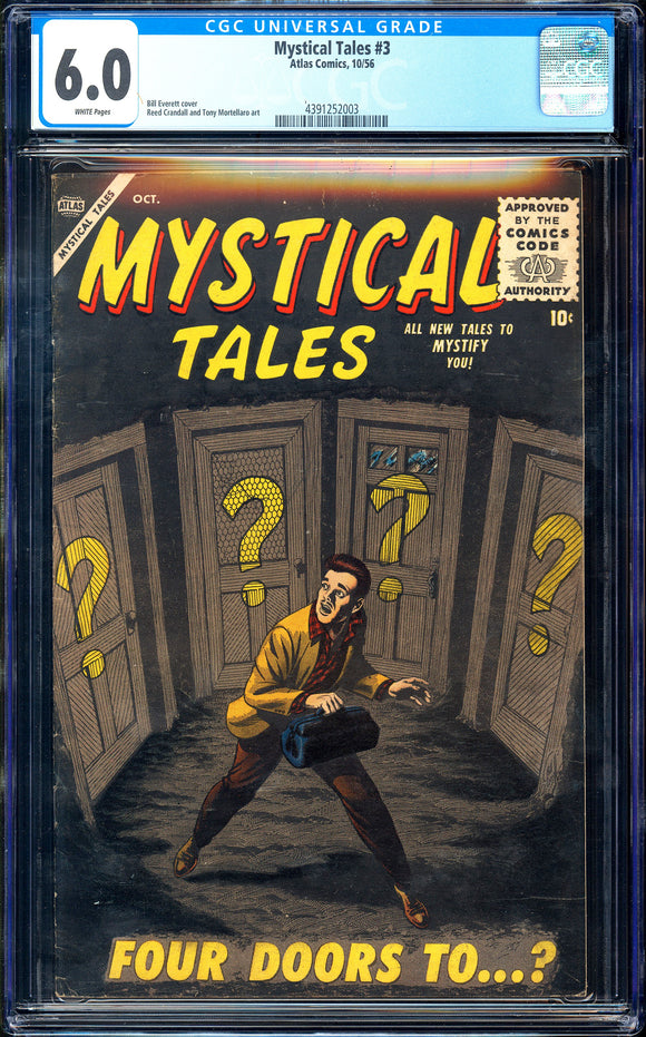 Mystical Tales #3 CGC 6.0 (1956) Atlas Golden Age Horror! RARE!