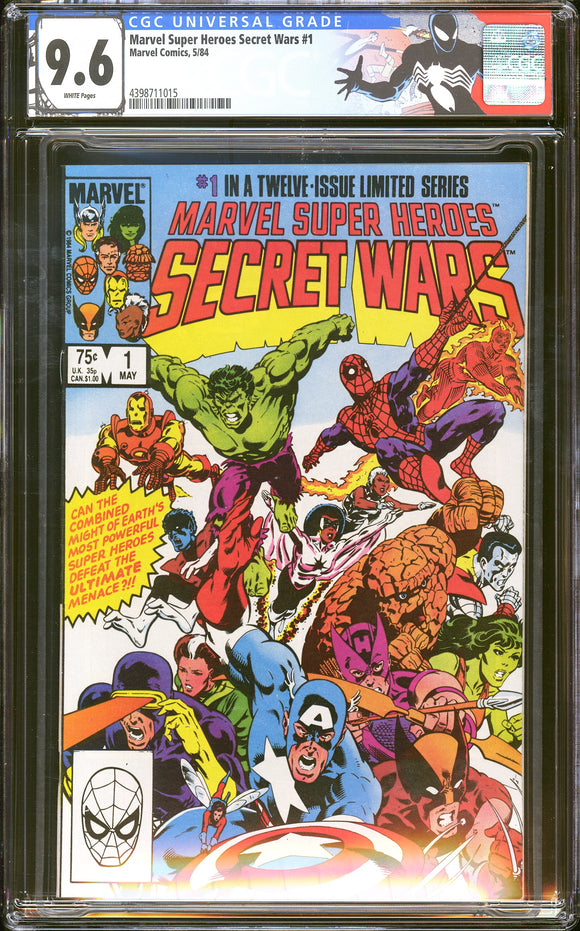 Marvel Super Heroes Secret Wars #1 CGC 9.6 (1984) 1 of 12 Limited Series!