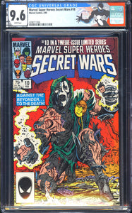 Marvel Super Heroes Secret Wars #10 CGC 9.6 (1984) Dr Doom Cover!