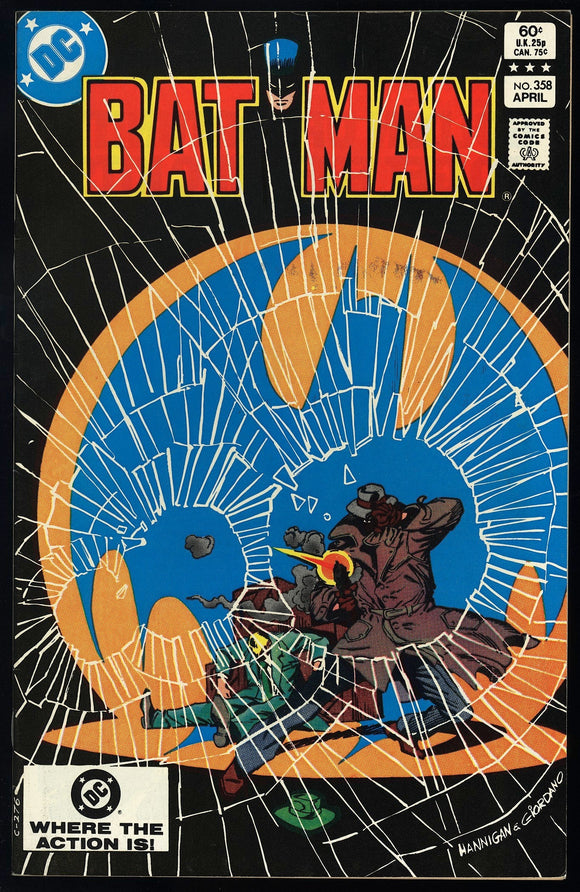Batman #358 DC 1983 (VF/NM) 1st Cover & Origin of Killer Croc!