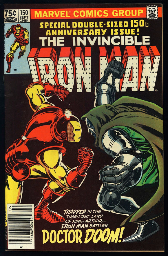 Iron Man #150 Marvel 1981 (VF/NM) Iron Man Vs Dr. Doom! NEWSSTAND!