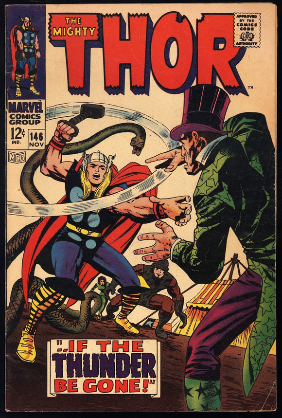 Thor #146 Marvel Comics 1967 (FN-) Origin of the Inhumans!