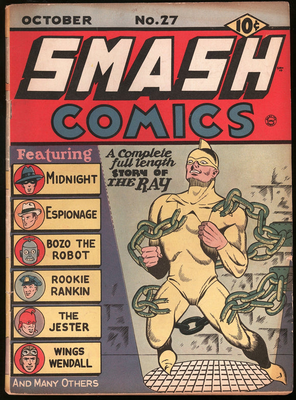 Smash Comics #27 Quality Comics 1941 (VG/VG+) Golden Age!