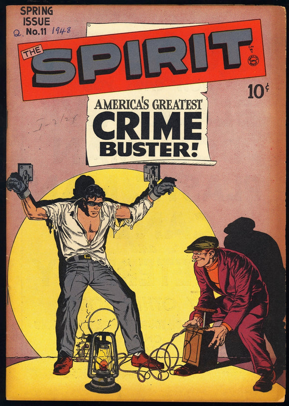 Spirit #11 1948 (FN-) Crandall Cover! Golden Age HTF!