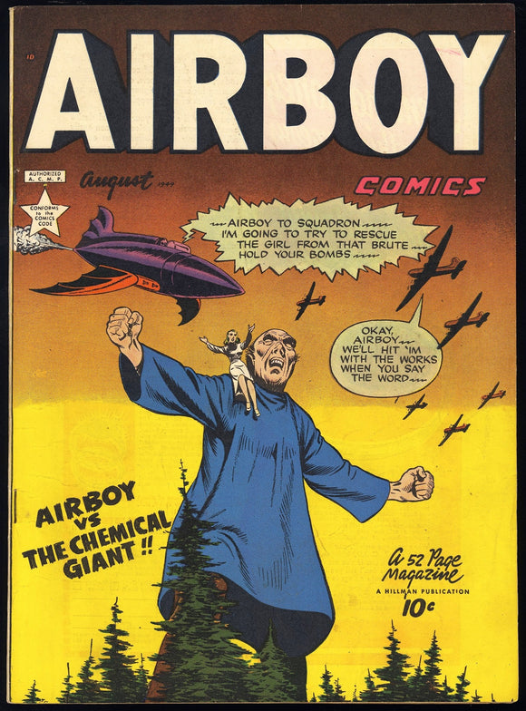 Airboy Vol. 6 #9 Hillman 1949 (FN-) Golden Age HTF!