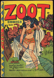 Zoot #14 Fox 1948 NO BACK COVER! Golden Age HTF!