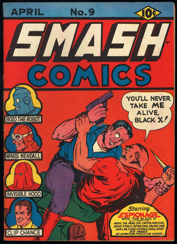 Smash Comics #9 Quality 1940 (VG/FN) Golden Age VERY RARE!