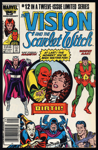 Vision and the Scarlet Witch #12 1986 (NM-) 1st App Speed & Wiccan!