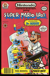 Super Mario Bros #9 Valiant 1991 (VF+) 1st Appearance of Dr. Mario!