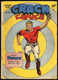 Crack Comics #39 Quality 1945 (VG) Captain Triumph! Golden Age HTF!