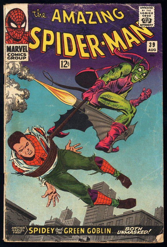 Amazing Spider-Man #39 Marvel 1966 (G/VG) 1st Romita in Spider-Man!
