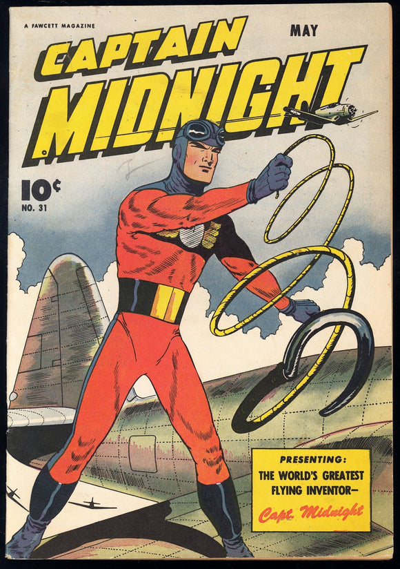 Captain Midnight #31 Fawcett 1945 (VG) Golden Age HTF!
