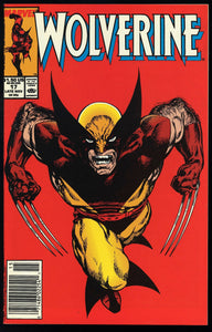 Wolverine #17 Marvel 1989 (NM) Iconic Byrne Wolverine! NEWSSTAND!