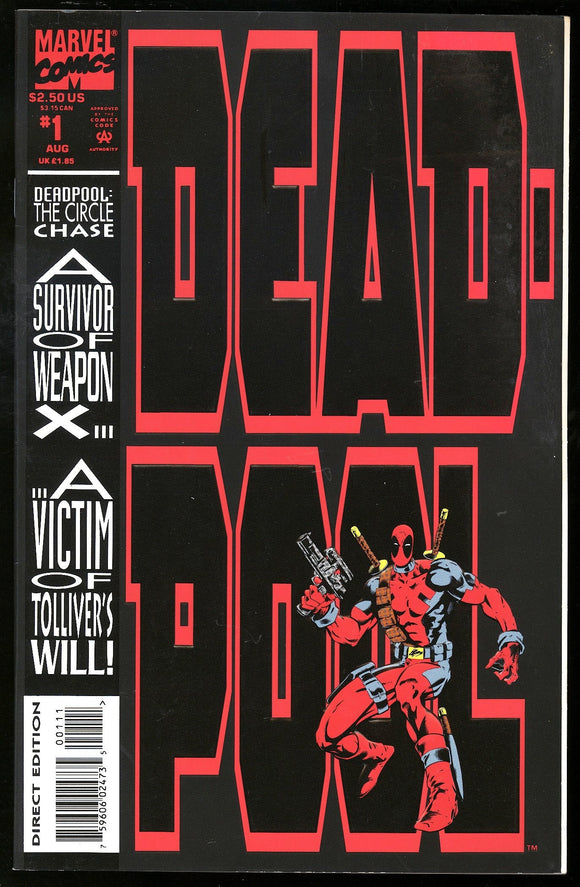 Deadpool #1 Marvel Comics 1993 (NM-) 1st Solo Deadpool Series!