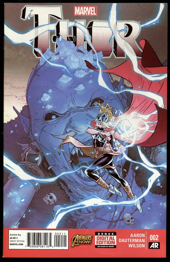 Thor #2 Marvel Comics 2014 (NM+) 1st Full Jane Foster as Thor!