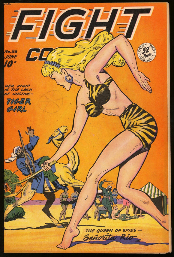 Fight Comics #56 Fiction House 1948 (FN+) Tiger Girl! Golden Age HTF!