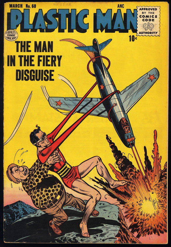 Plastic Man #60 Quality Comics 1956 (FN) Golden Age HTF!