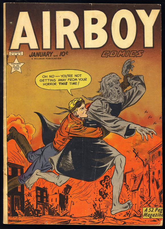 Airboy Comics Vol. 6 #12 Hillman 1950 (FN+) Golden Age HTF!