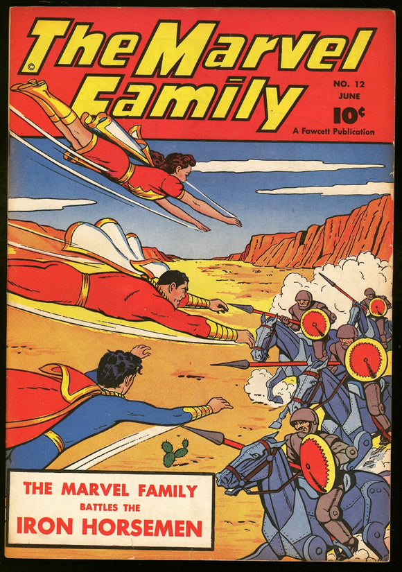 The Marvel Family #12 Fawcett 1947 (FN+) Golden Age HTF!