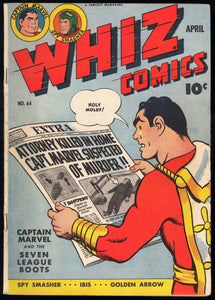Whiz Comics Vol. 11 #64 Fawcett 1945 (VG-) Golden Age HTF!