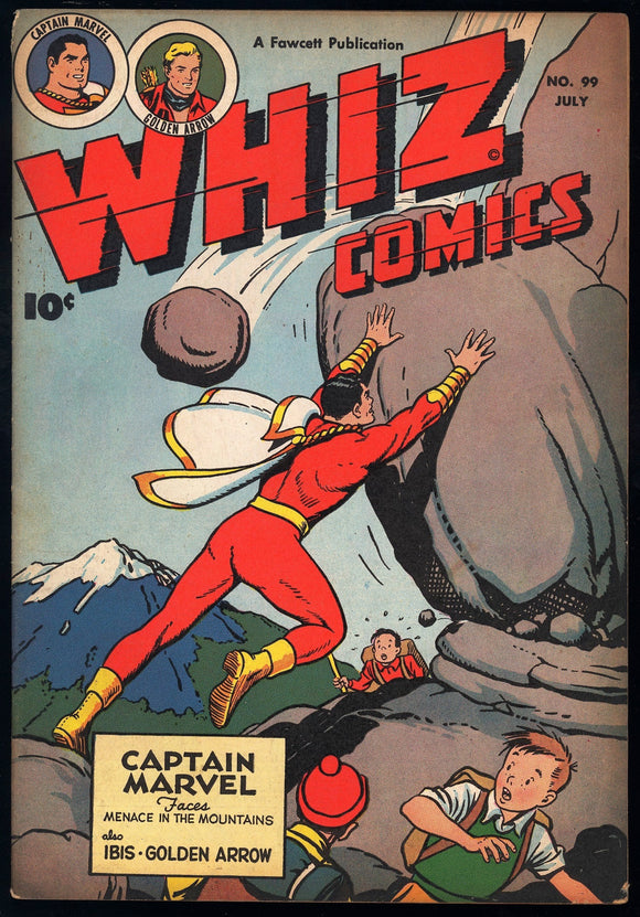 Whiz Comics Vol. 17 #99 Fawcett 1948 (FN-) Golden Age HTF!