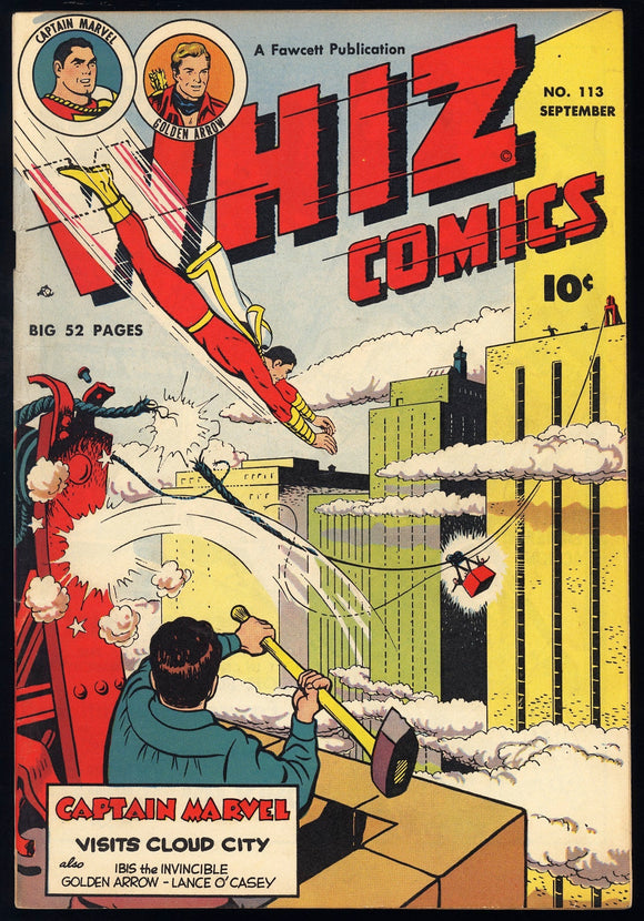 Whiz Comics Vol. 19 #113 Fawcett 1949 (FN-) Golden Age HTF!