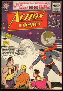 Action Comics #220 DC 1956 (VG+) Inter-Planetary Olympics!