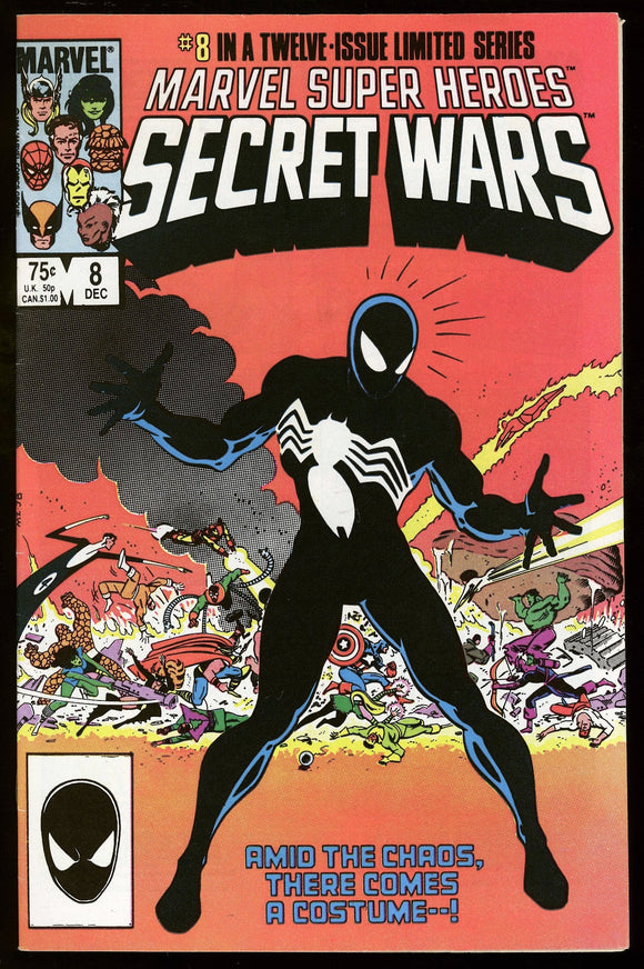 Marvel Super Heroes Secret Wars #8 1984 (VF/NM) 1st Black Costume!