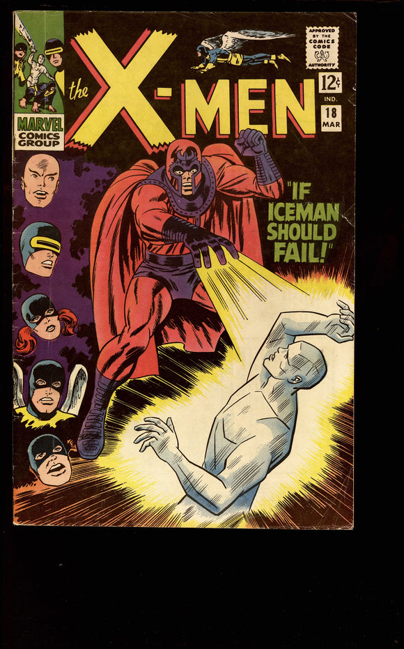 X-Men #18 Marvel Comics 1966 (FN-) Magneto Appearance!