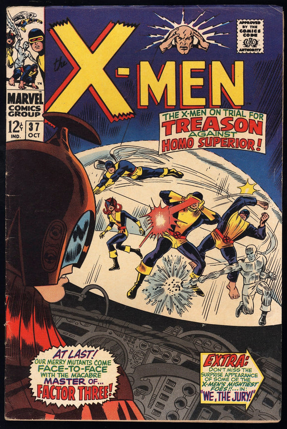 X-Men #37 Marvel Comics 1967 (FN+) 1st App of the Mutant Master!