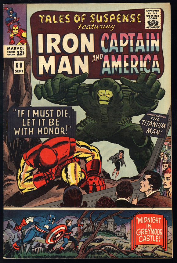 Tales of Suspense #69 Marvel 1965 (VF-) 1st App of Titanium Man!