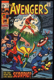 Avengers #72 Marvel 1969 (VF-) 1st Appearance of Zodiac!