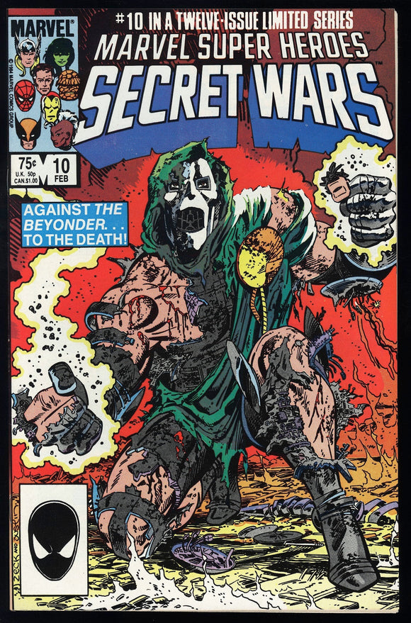 Marvel Super Heroes Secret Wars #10 1984 (NM) Classic Doom Cover!