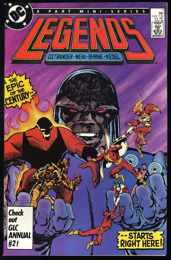 Legends #1 DC 1986 (NM+) 1st Appearance of Amanda Waller!