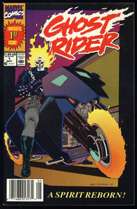 Ghost Rider Vol. 2 #1 Marvel 1990 (VF/NM) Danny Ketch! NEWSSTAND!