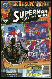 Action Comics #689 1993 (VF/NM) 1st Black Suit Superman! NEWSSTAND!