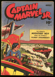 Captain Marvel Jr Vol. 4 #22 Fawcett 1944 (VG+) Golden Age HTF!