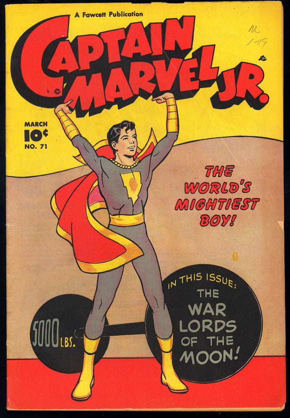 Captain Marvel Jr Vol. 12 #71 Fawcett 1949 (VG/FN) Golden Age HTF!