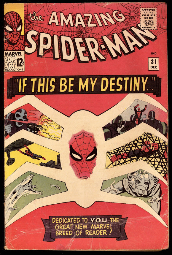 Amazing Spider-Man #31 Marvel 1965 (GD) 1st Appearance of Gwen Stacy!