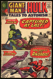 Tales to Astonish #61 Marvel 1964 (VG+) 1st App of Major Glenn Talbot!