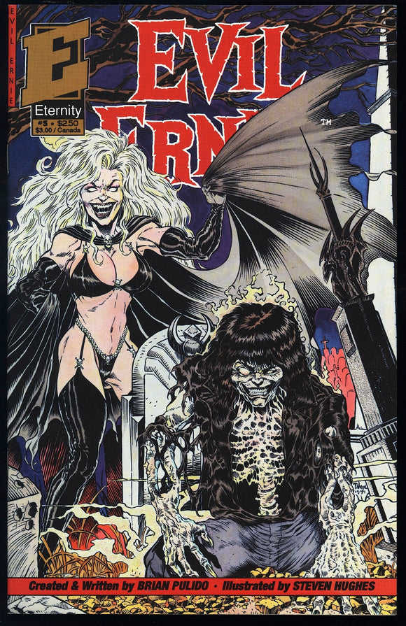 Evil Ernie #5 Eternity 1992 (NM) 3rd Lady Death Cover!