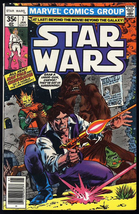 Star Wars #7 Marvel 1977 (VF/NM) 1st Appearance of Crimson Jack!
