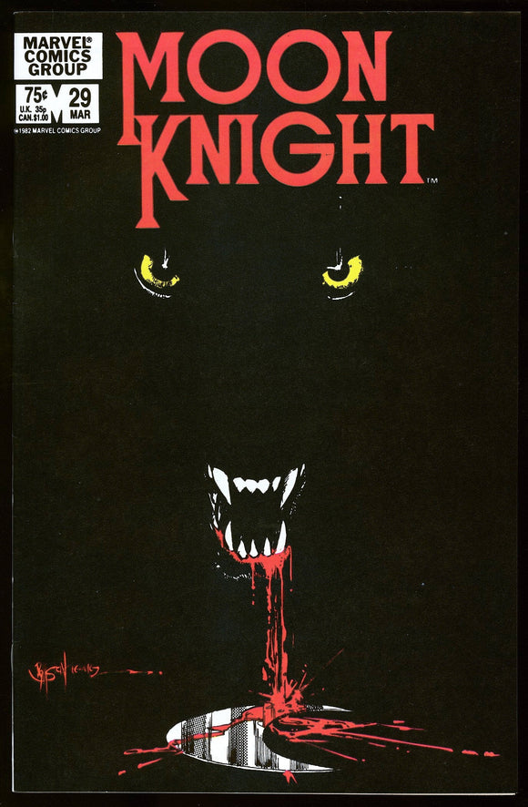 Moon Knight #29 Marvel 1983 (NM) Bill Sienkiewicz Cover!