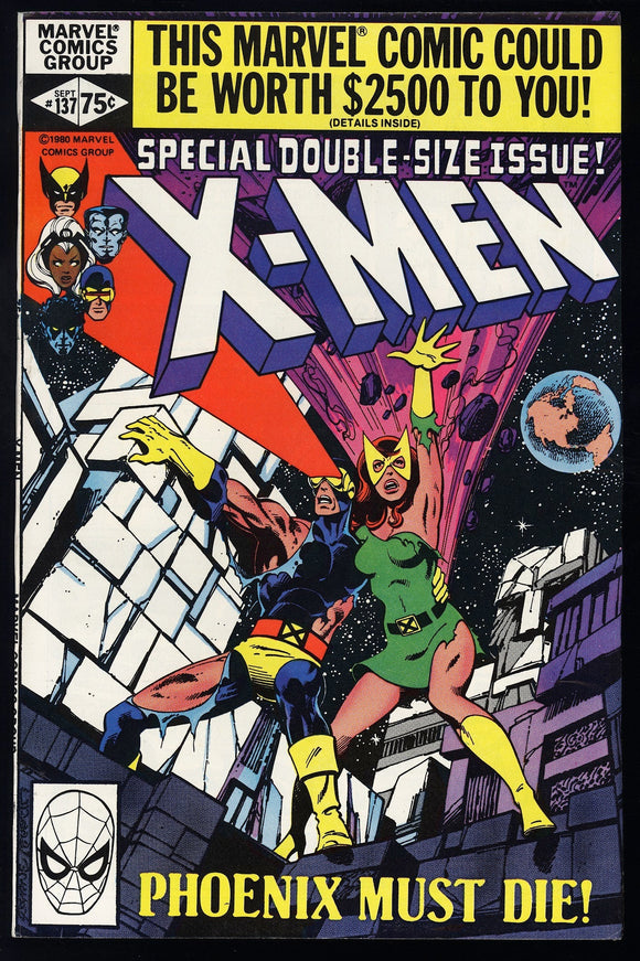 Uncanny X-Men #137 Marvel 1980 (NM-) Death of Phoenix!