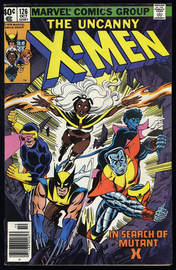 Uncanny X-Men #126 Marvel 1979 (FN+) 1st Full Proteus! NEWSSTAND!