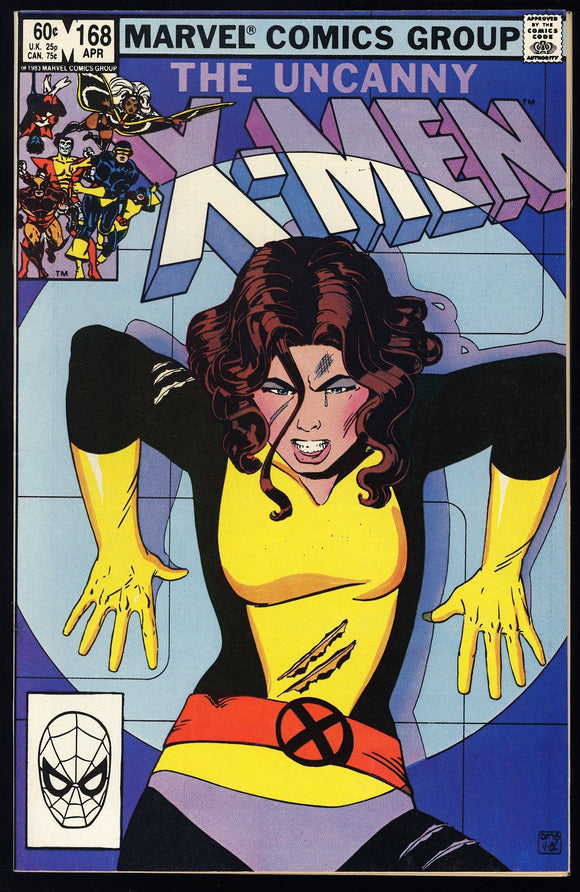 Uncanny X-Men #168 Marvel 1983 (NM) 1st Adult Madelyne Pryor!