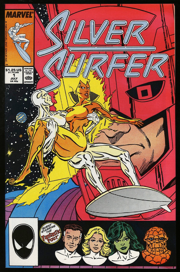 Silver Surfer Vol. 3 #1 Marvel 1987 (NM+) Silver Surfer Origin!